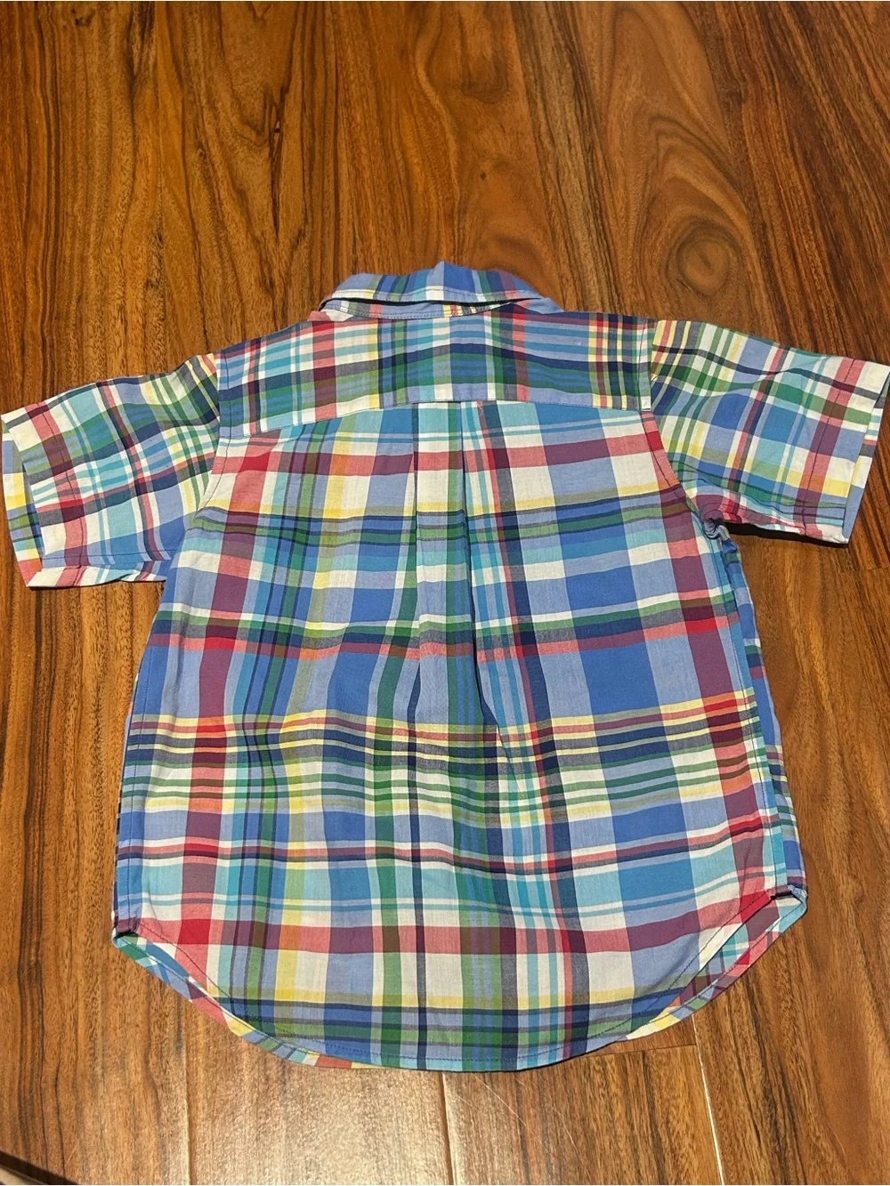 Vintage kids Ralph Lauren plaid polo boys size 4 4t